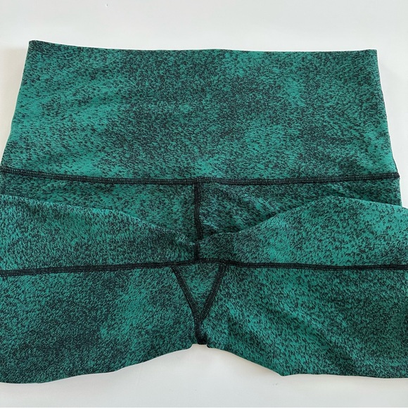 Lululemon Wunder Under High-Rise 30" Luon - Spray Jacquard Hunter Green | 12 - Picture 7 of 12